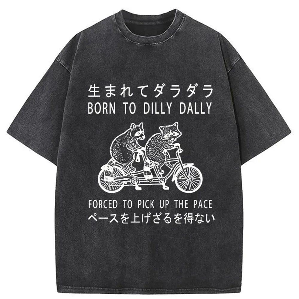 

SOVOB Born To Be Aimless Washed short sleeve Tee Shirt Homme New in Top & Tees Mens TShirt Tshirts for Men T-Shirt 25536