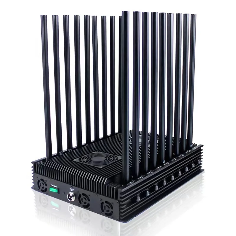 18 Channels High Power 142W Desktop VHF UHF GSM CDMA LTE 2345G Lojack GPS Customized Signal Detector Signal Amplifier