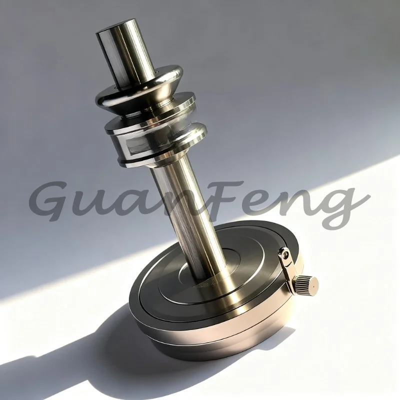 304 Stainless Steel Pad Holder, Fast-locking Double-layer Holder with 360 ° Rotating Base for Electronic Welding Work