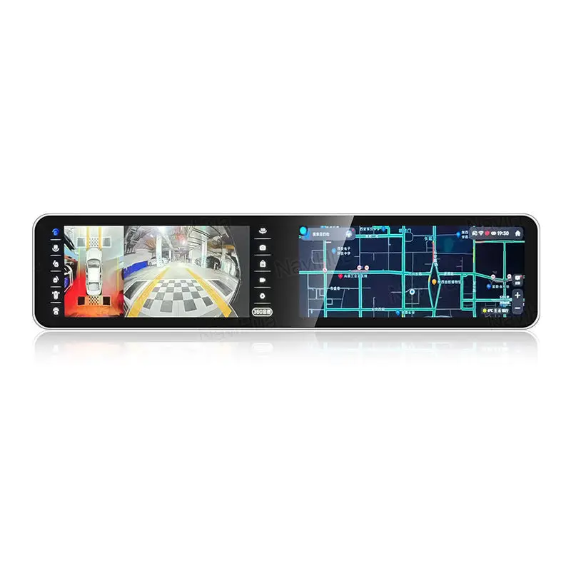 

12.3 Inch Dual Screen For Mercedes Benz A CLA GLA Class Multimedia Android Car Radio Auto Head Unit Copilot Passenger Monitor