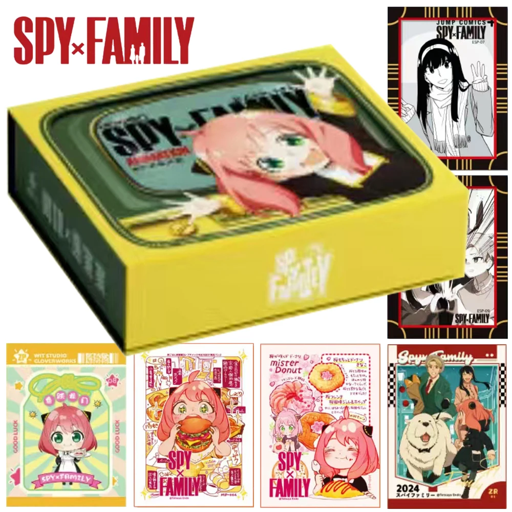 Genuine SPY×FAMILY Card For Children Yuri Briar Bond Forger Daily Funny Anime Exquisite Limited Game Collection Card Table Toys