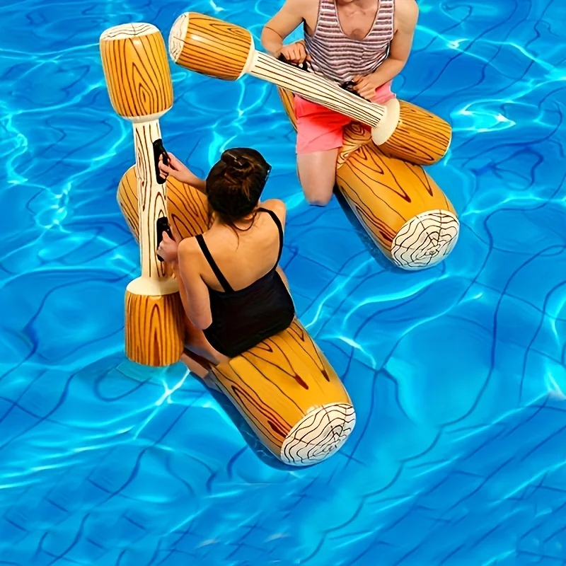 Juego de 2/4 paletas de helado flotantes inflables de verano - Perfecto para juegos acuáticos, fiestas en la piscina, diversión en la playa y artículos para fiestas