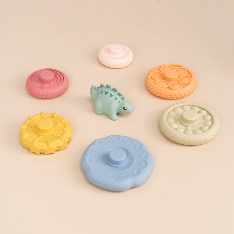 Stapeln, Nesting-Baby-Montessori-Spielzeug-Set, niedlicher Dinosaurier, Stapelturm, pädagogisches Lernspielzeug, Babys, Geschenk für Jungen und Mädchen