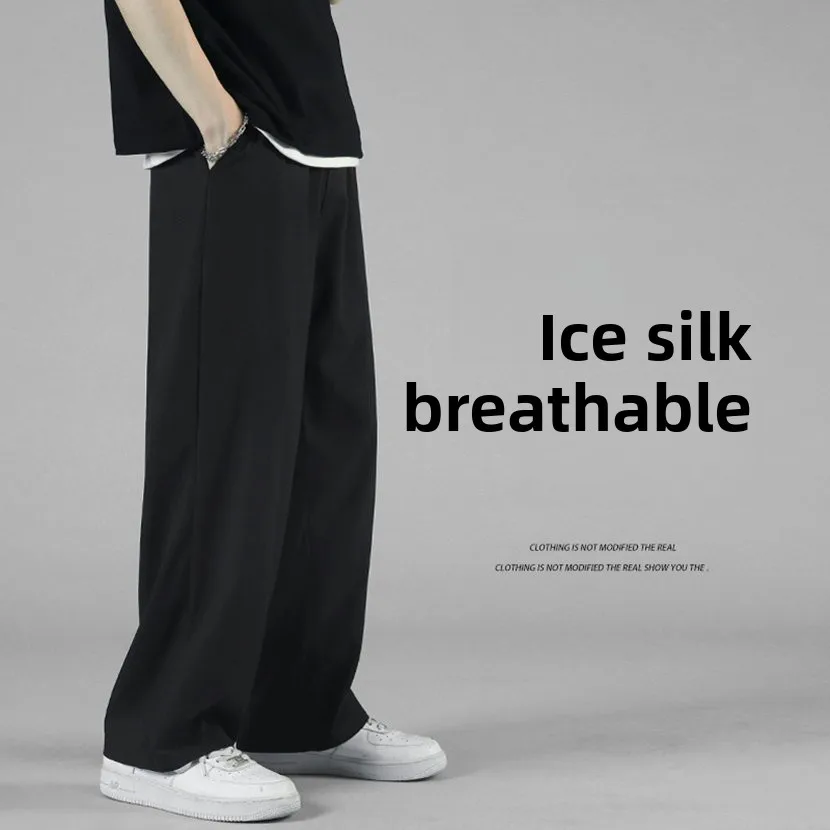 Ice Silk Men's Summ…
