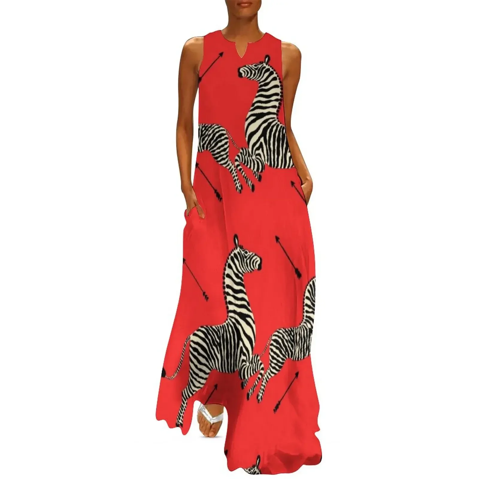 

The Tenenbaums Zebra! Long Dress dresses for prom long sleeve dress Dresses gala chic and elegant woman dress