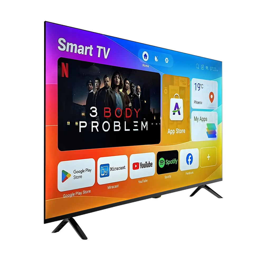 100-Inch Smart LED TV with 4K HD & FHD Definition Explosion-Proof Android System Variety Including 100 Inches for Hotels