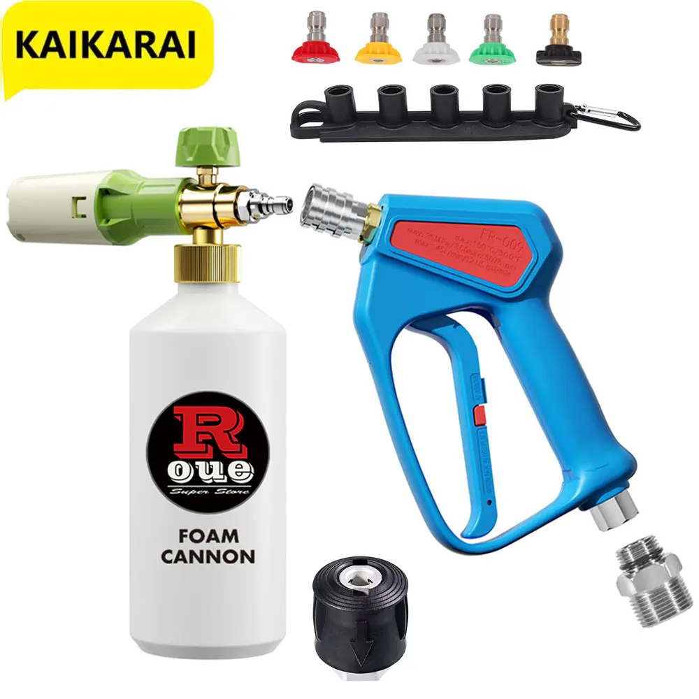 Karcher, Nilfisk, Lavor, Elitech, Kranzle, Bosch, M22-14mm에 적합한 ROUE 세차 고압 물총 물 호스 엉킴 방지