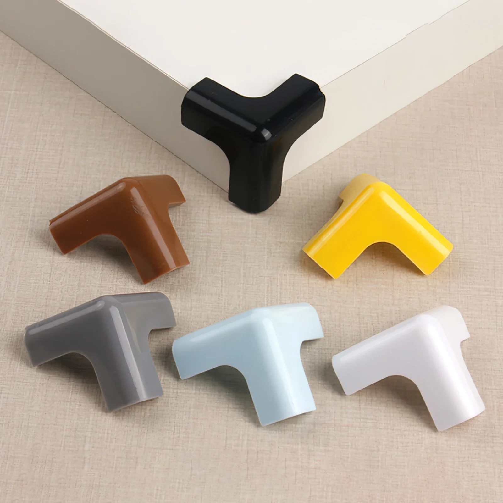 4pcs PVC Corner Guards Protectors for Child Safety Edge Anticollision Protection Cover Pad From Table Desk Furniture Angle