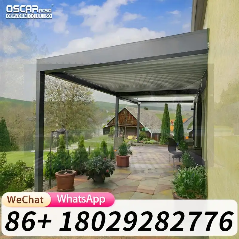 12x20 20x20 Australia Aluminium Canopy with Solar Storage for Carport pergola