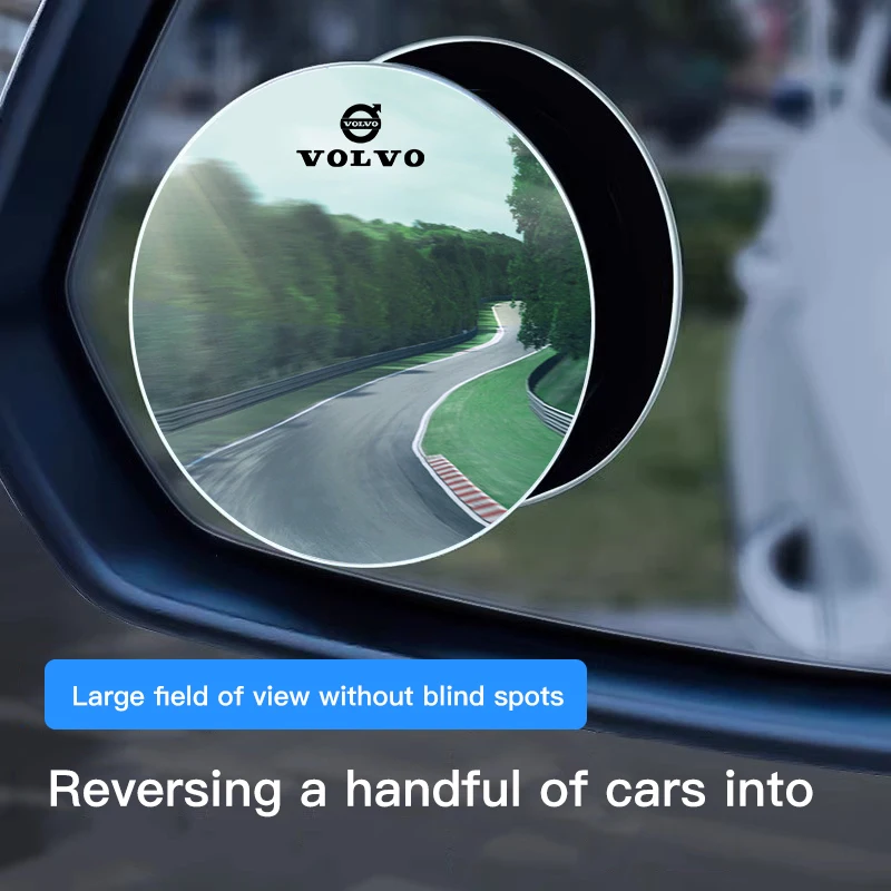 مرآة رؤية خلفية دائرية صغيرة للسيارة ، ، إكسسوارات سيارات ، Volvo XC90 V90 V60 XC60 V40 S80 S60 S90 C40 V70 XC70 C30