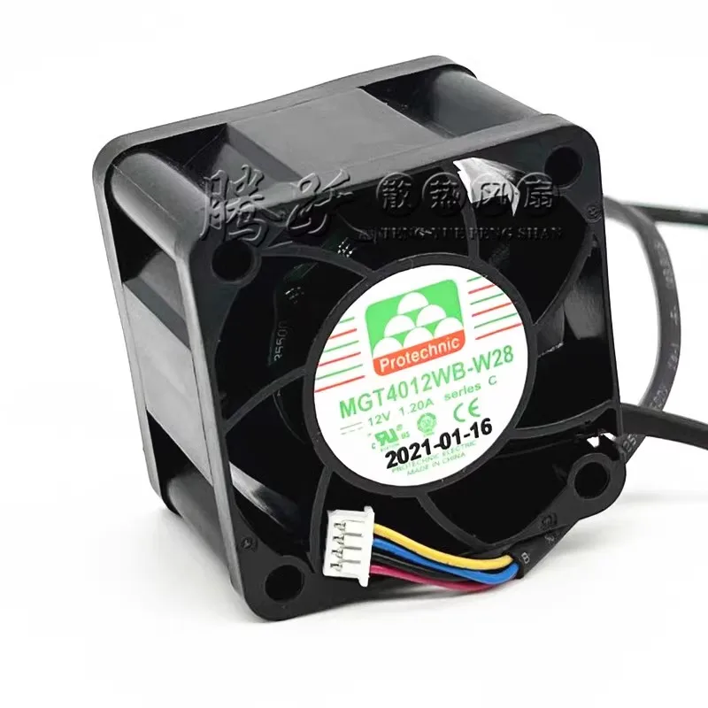 New Cooler Fan for MGT4012WB-W28 12V 1.20A 4CM 4028 High Air Volume PWM Speed Control Cooling Fan 40*40*28MM