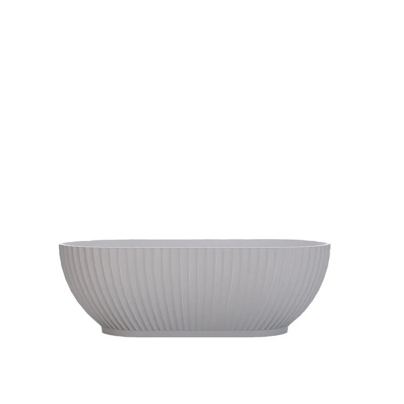 

pure acrylic integrated cylinder, art oval, freestanding