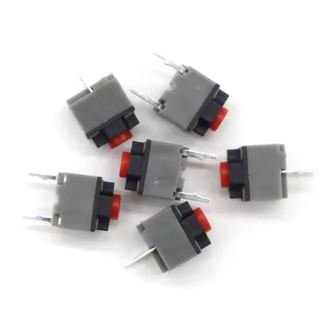 【50-10PCS】6*6*7.3  square silent micro switch Mute switch can replace a rectangle micro switch 6X6X7.3mm