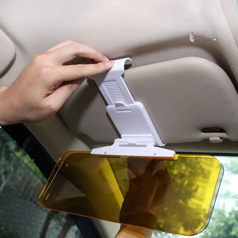 

Car Sun Visor HD Anti Sunlight Dazzling Goggle Day Night Vision Driving Mirror UV Fold Flip Down Clear View Interior Mirrors