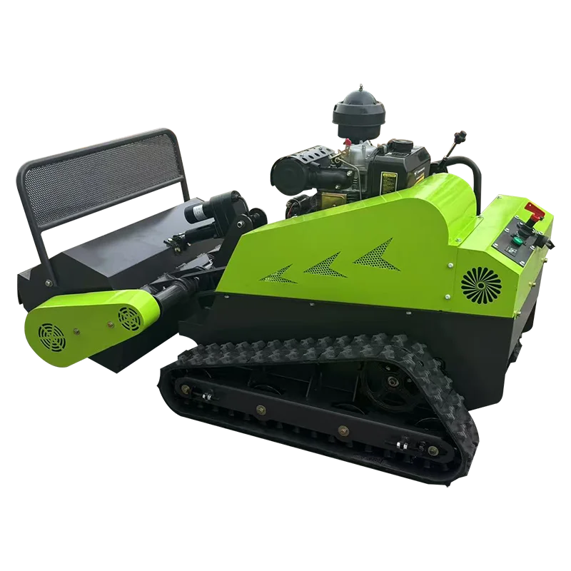 آلة إزالة الأعشاب الضارة الزاحفة المخصصة للتحكم عن بعد كسارة إزالة الأعشاب الضارة وإزالة الأعشاب الضارة للبساتين
