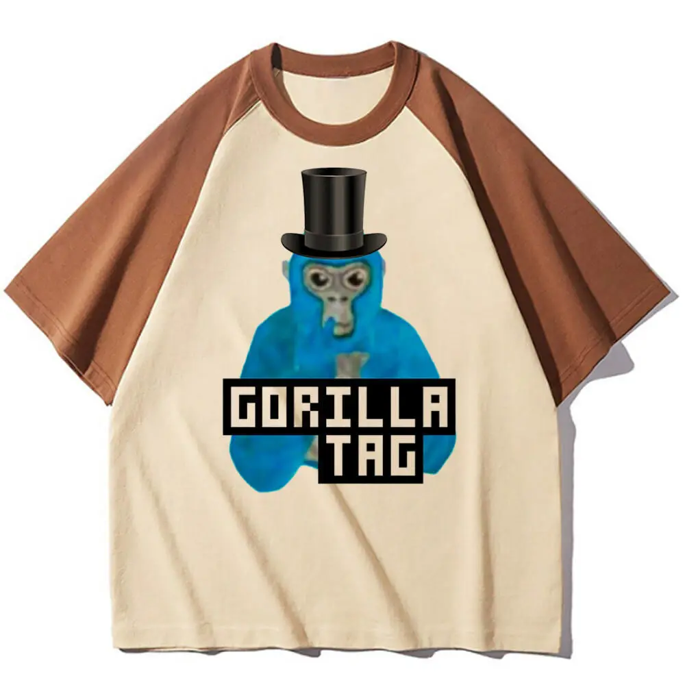 Gorilla Tag tshirt women Vintage graphic Classic Comfortable top tees korean clothes 80s University harajuku 2000s Vintage