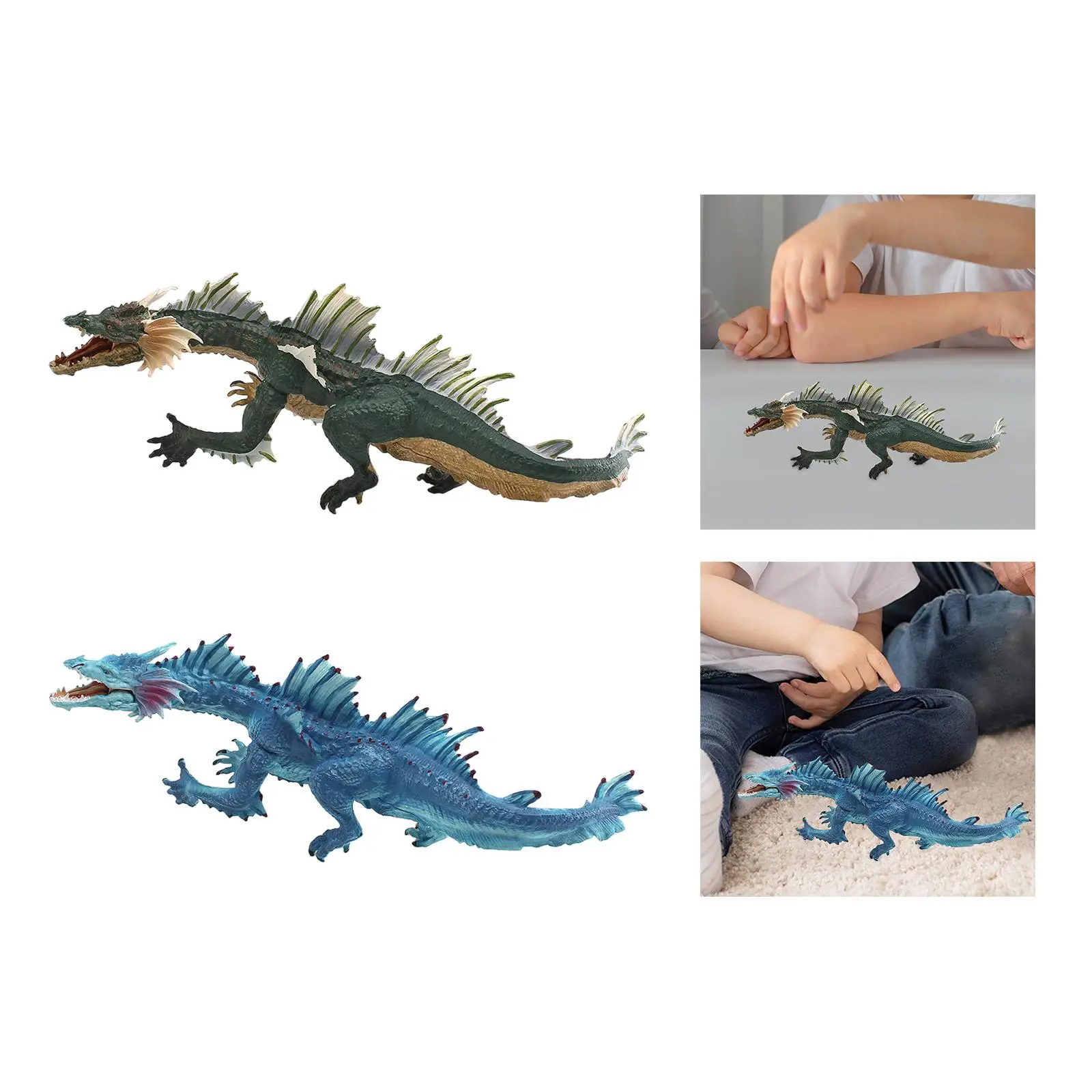 Velociraptor Dinosaur Figure Toy Animal Model for Birthday Gift Cake Topper