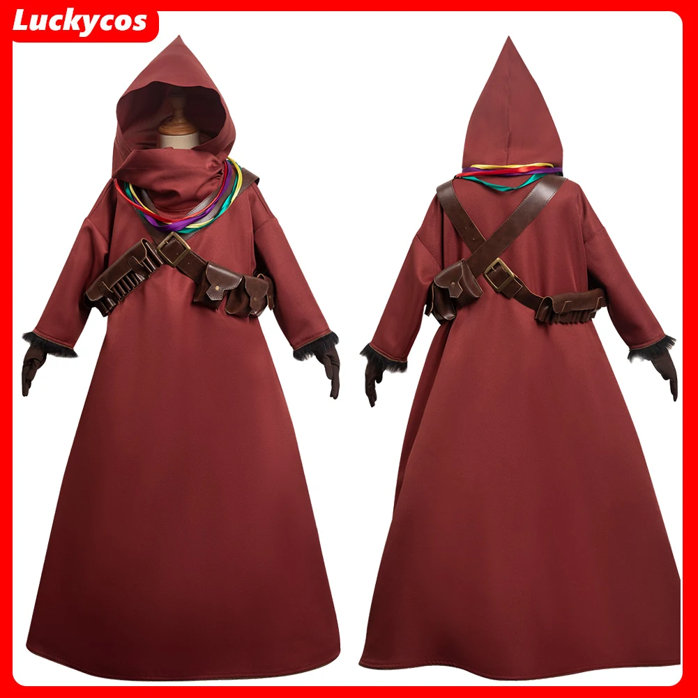

Kids Jawa Cosplay Costume Cloak Bounty Hunter 3 Roleplay Hallowmas Uniform Carnival Role Play Disguise Suits for Boys Girls