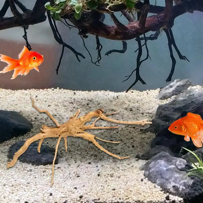 Tree Root Turtle Tank Decoration Natural Tree Driftwood Fish Tank Decor Tree Trunk Solid Reptile Wood Branches Terrarium Decor