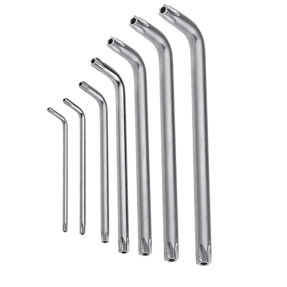 Turn Screw Torx Screwdrivers 2 Way 2pcs/set Car Repair Double Head High Hardness Machine Silver Small Size Tool