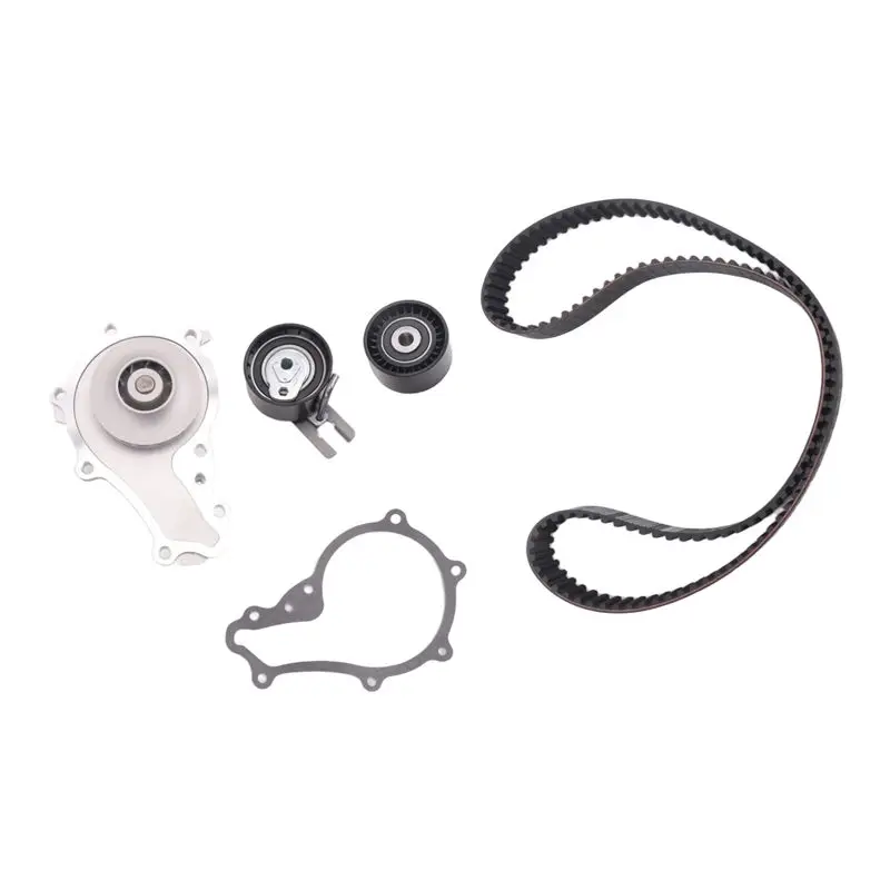 A82M-For Citroen C4 C3 II DS4 DS3 For 308 208 3008 Ford 1610577680 1.6 Hdi 115 Water Pump+ Timing Belt Kit 1 Set