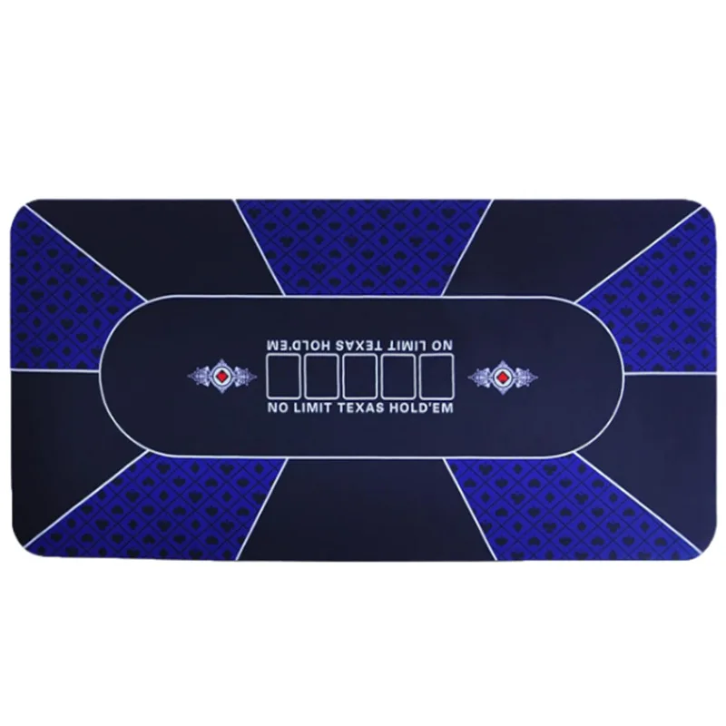Thickened Texas Hold'em Table Mat Casino Multiple Players Poker Table Tablecloth Anti Slip Poker Mahjong Board Games Tablecloth