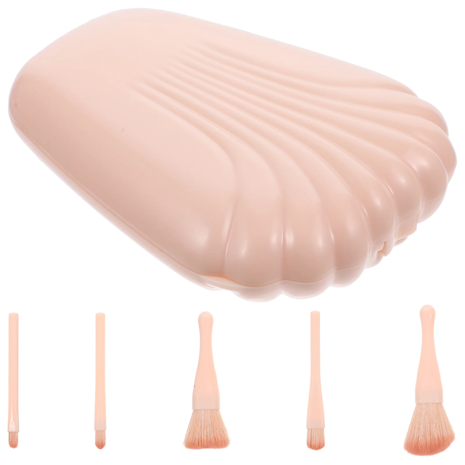 Mini brochas de maquillaje, juego de brochas de viaje profesionales para sombra de ojos, base, colorete, contorno, resaltador, corrector de labios, cara y cejas