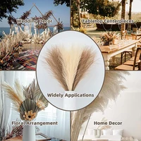 5/10/20PCS Fluffy Pampas Grass Boho Decor Artificial Flower Fake Plant Reed Simulated Party Wedding Home Decoration 42CM 6