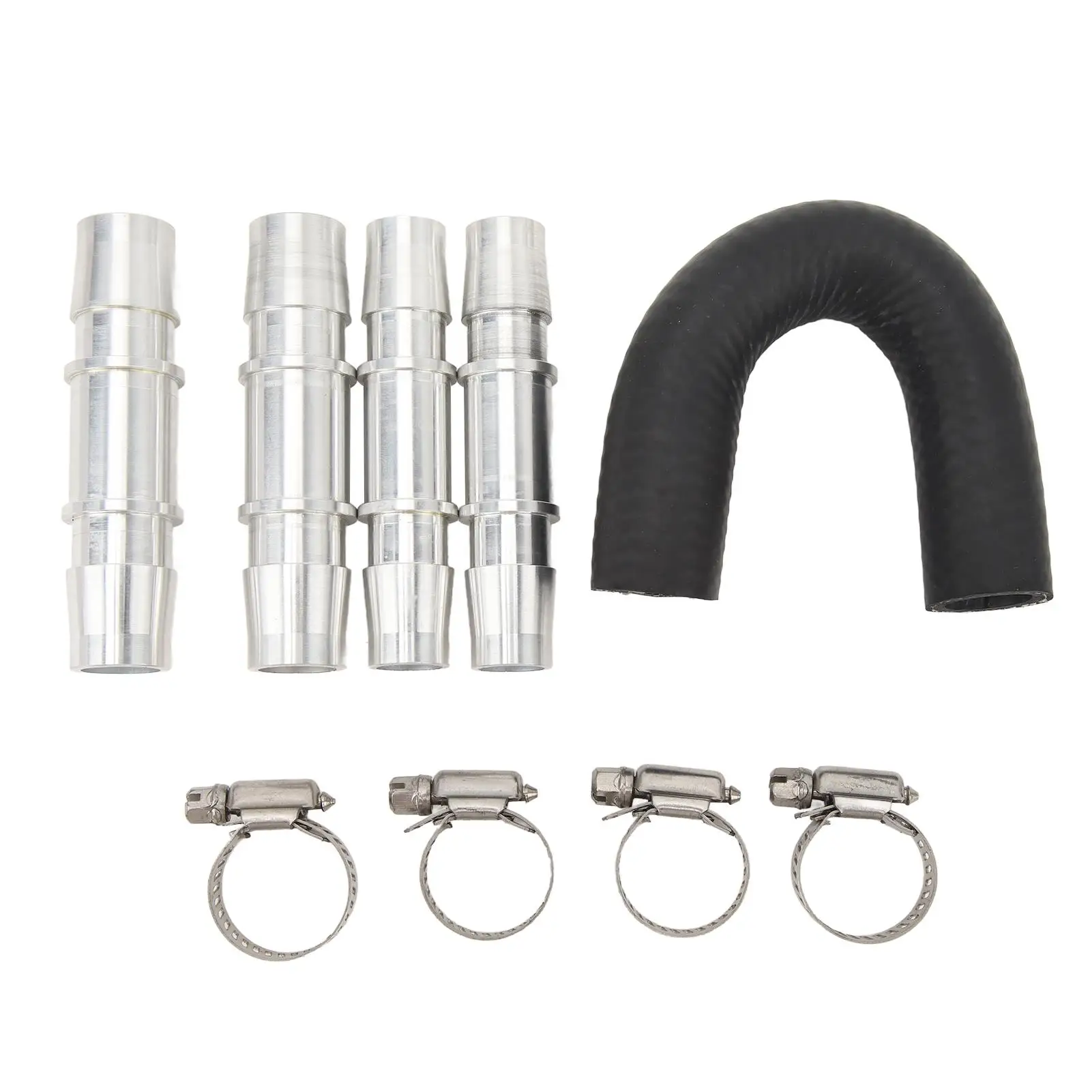 

Engine Heater Core Bypass Kit 5/8in 3/4in Hose Fitting Aluminum for most for common Heater Hoses Heater Hose Connector Kit