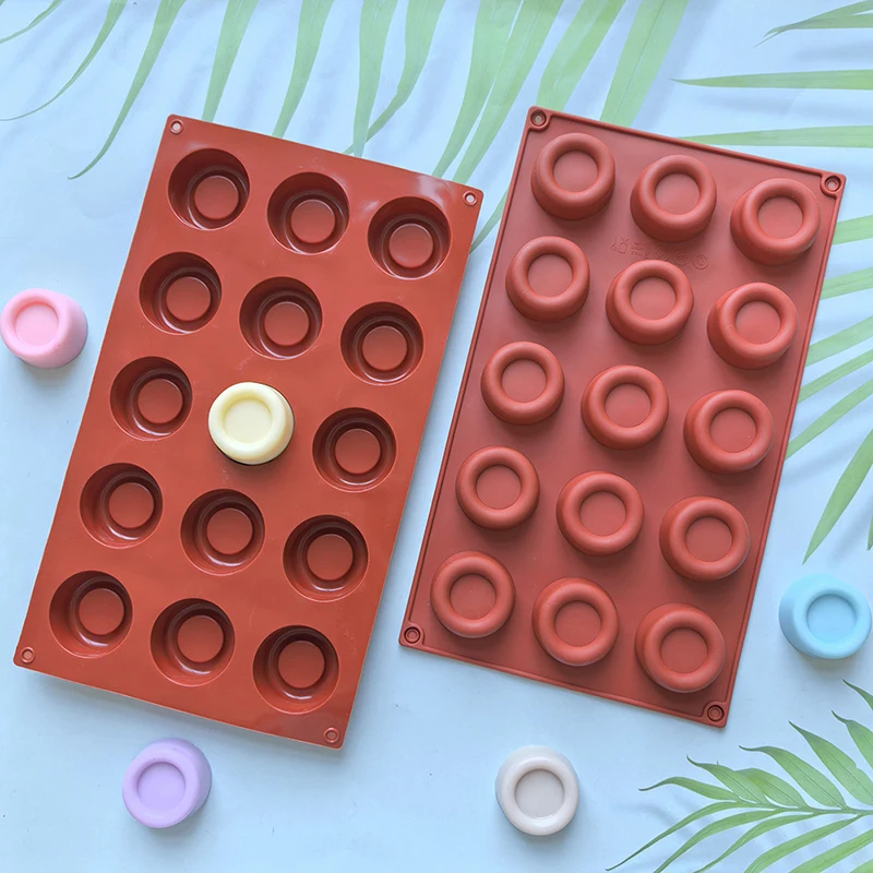 15 Continuous Chocolate Silicone Mold DIY Baking Biscuit Cake Decoration Mold Ice Grid Pudding Mold Kitchen DIY Snack Baking