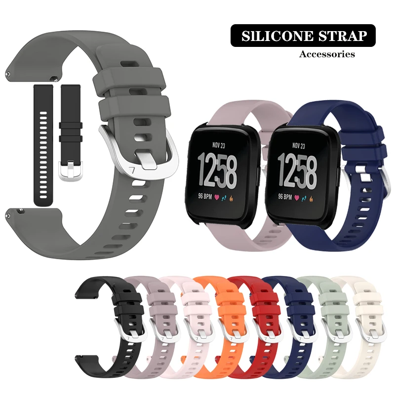 Silicone Strap Band Bracelet For Fitbit Versa 2 / Versa Lite / Versa 1/ SE