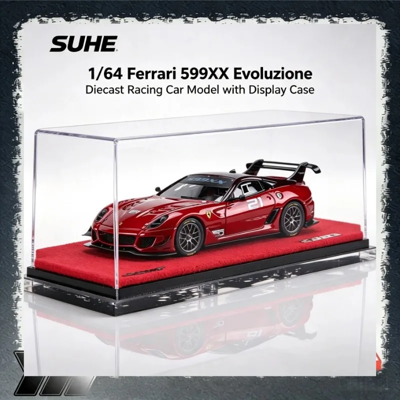 [In Stock] SUHE 1/64 Classic GT Race Car No.21 Resin Model With Flocked Display Base, Hobby Collectible Gift