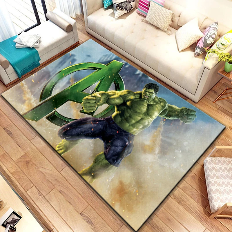 Movie The Hulk printed area carpet for children Living room Bedroom floor mat Kitchen mat Children\'s Bedroom Mat