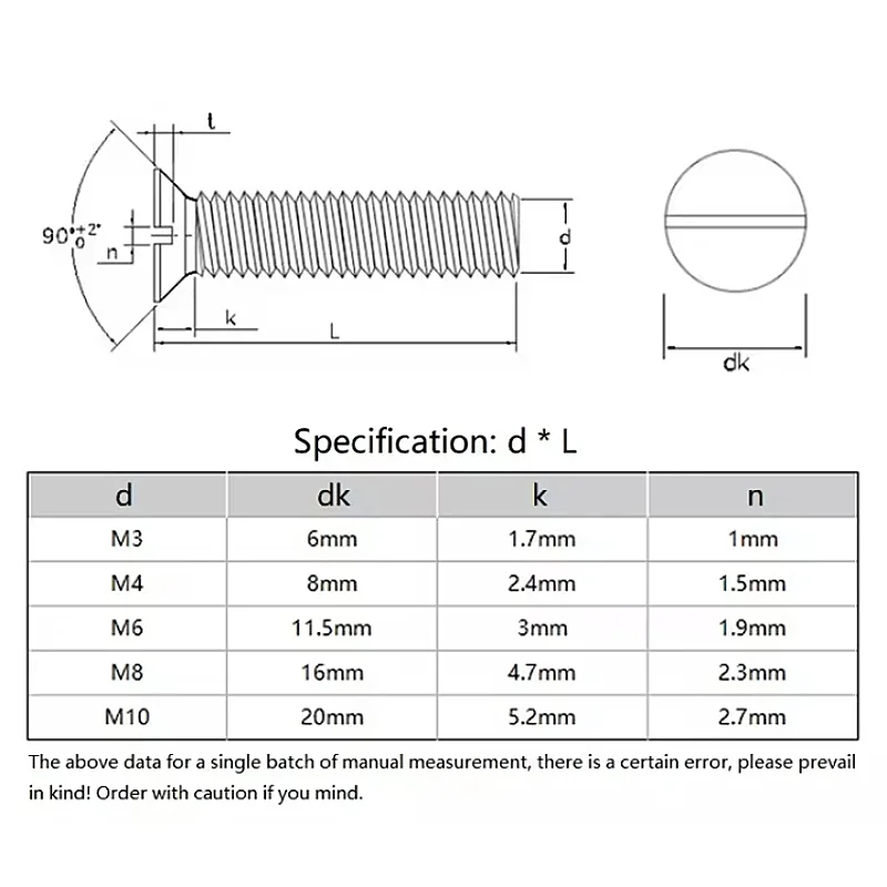 M3 M4 M6 M8 M10 PEEK Plastic Slotted Countersunk Flat Head Screw High Temp Resistant Acid Alkali Insulated Bolts