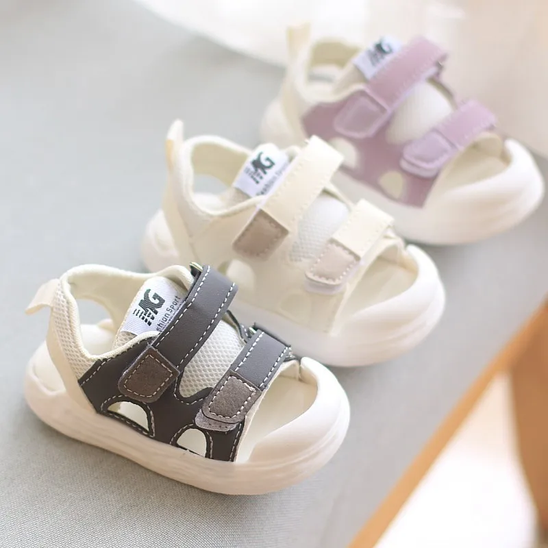 

2025 Summer Fashion Soft Kids Sandals Comfortable Breathable Beach Baby Girls Boys Shoes Outdoor Cute Children Toddlers Sandal