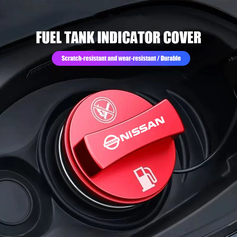 

Car Fuel Tank Cap Cover Frosted Aluminum Alloy Lid Auto Accessories For Nissan Nismo Juke Note Versa Almera X-Trail Xterra Qashq