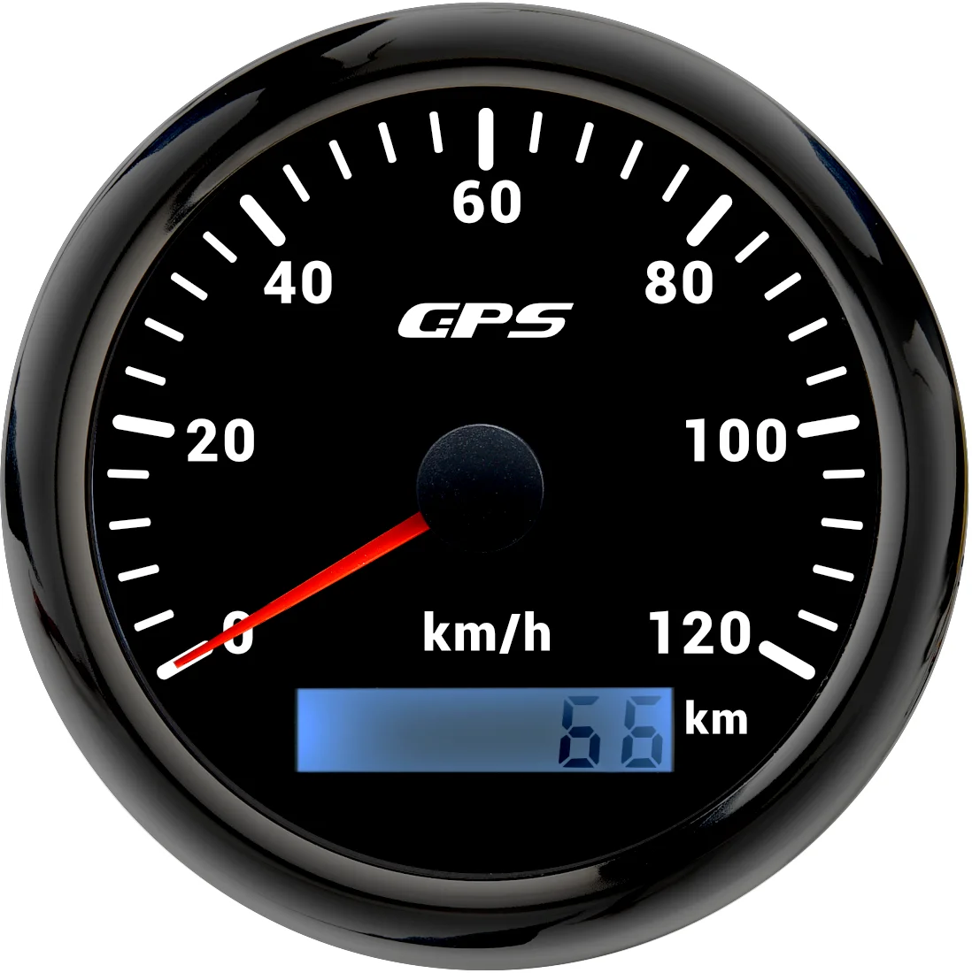 Universele 85 MM GPS Snelheidsmeter Gauge 7 Kleur LED Backlight Voor Motorfiets Marine Boot Vrachtwagen 60 Kmh 200 Kmh Snelheidsmeter Meter