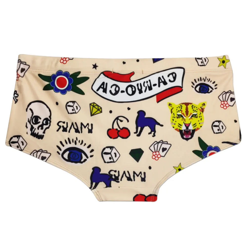 Costumi da bagno da uomo di marca UXH con Trunks Push-Up Skink Boxer Hi-Q costume da bagno traspirante da uomo Sexy pantaloncini da spiaggia