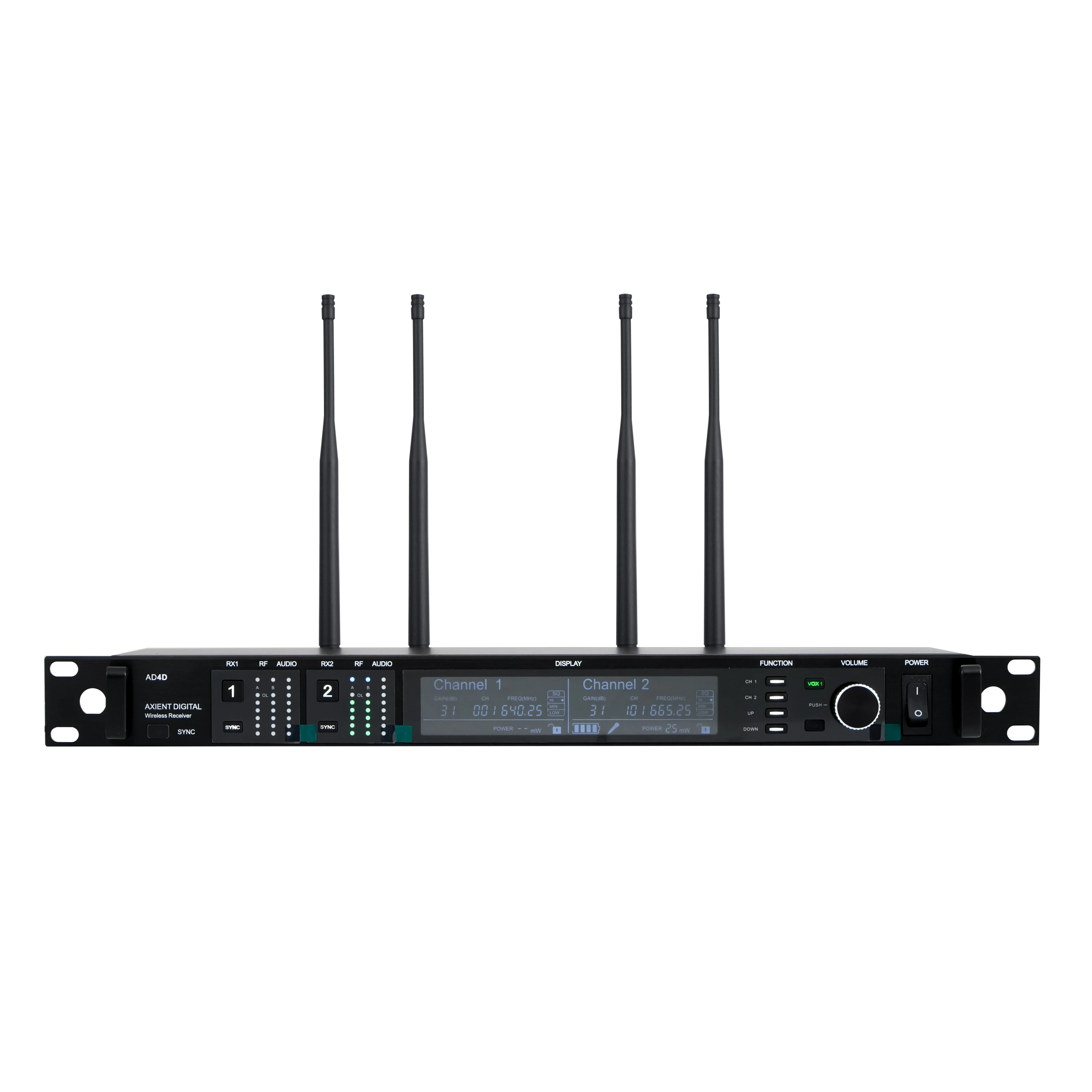 New AD4D KSM8 UHF True Diversity Wireless Microphone System Dynamic Lavalier Microphone with Cardioid Polar Pattern