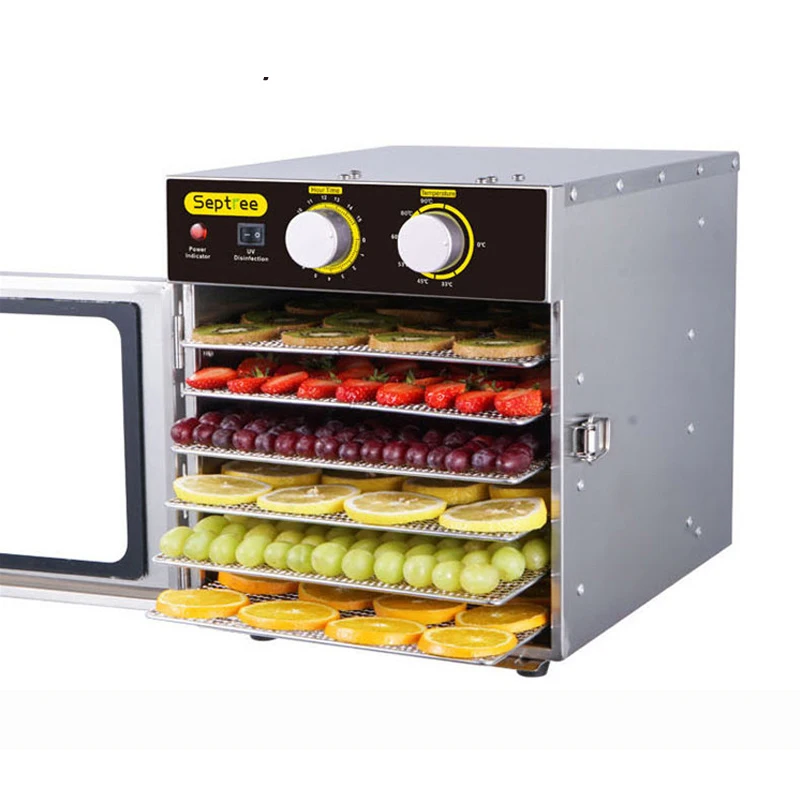 

6 layer food dehydrator / vegetable and fruit dryer / snack herb and meat dryer / food dryer and fruit dryer
