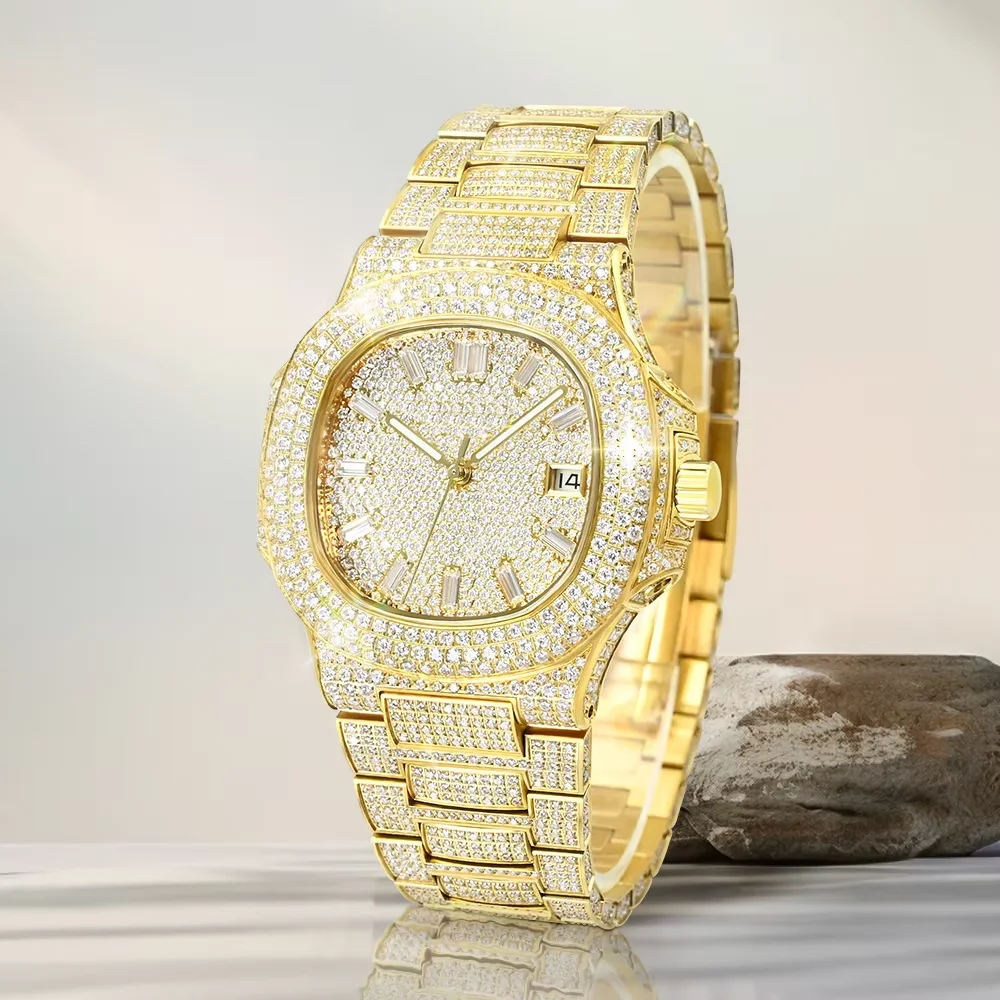 Luxe Volledig Moissanite Hip H - Vvs Jewelry Watches recensie en prijs