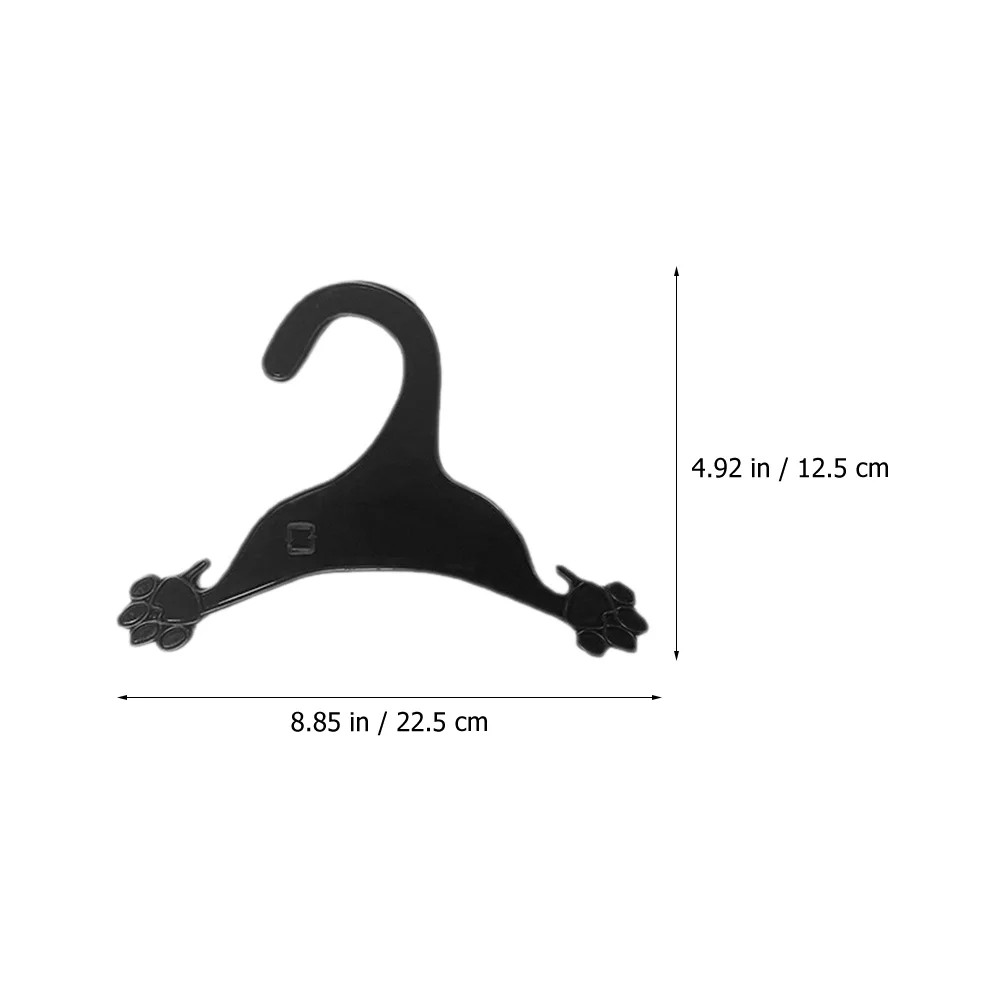 

10Pcs Anti-Skid Dog Clothes Hangers Plastic Pet Clothing Racks Simple Design Durable Dog Clothes Hangers Pet Clothing Rack
