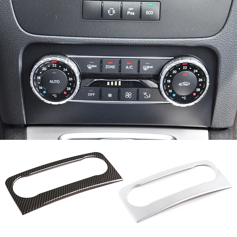 

For Mercedes-Benz GLK Class X204 13-15 Front Center Control Air Conditioner A/C Adjust Panel Trim Cover Car Interior Accessories