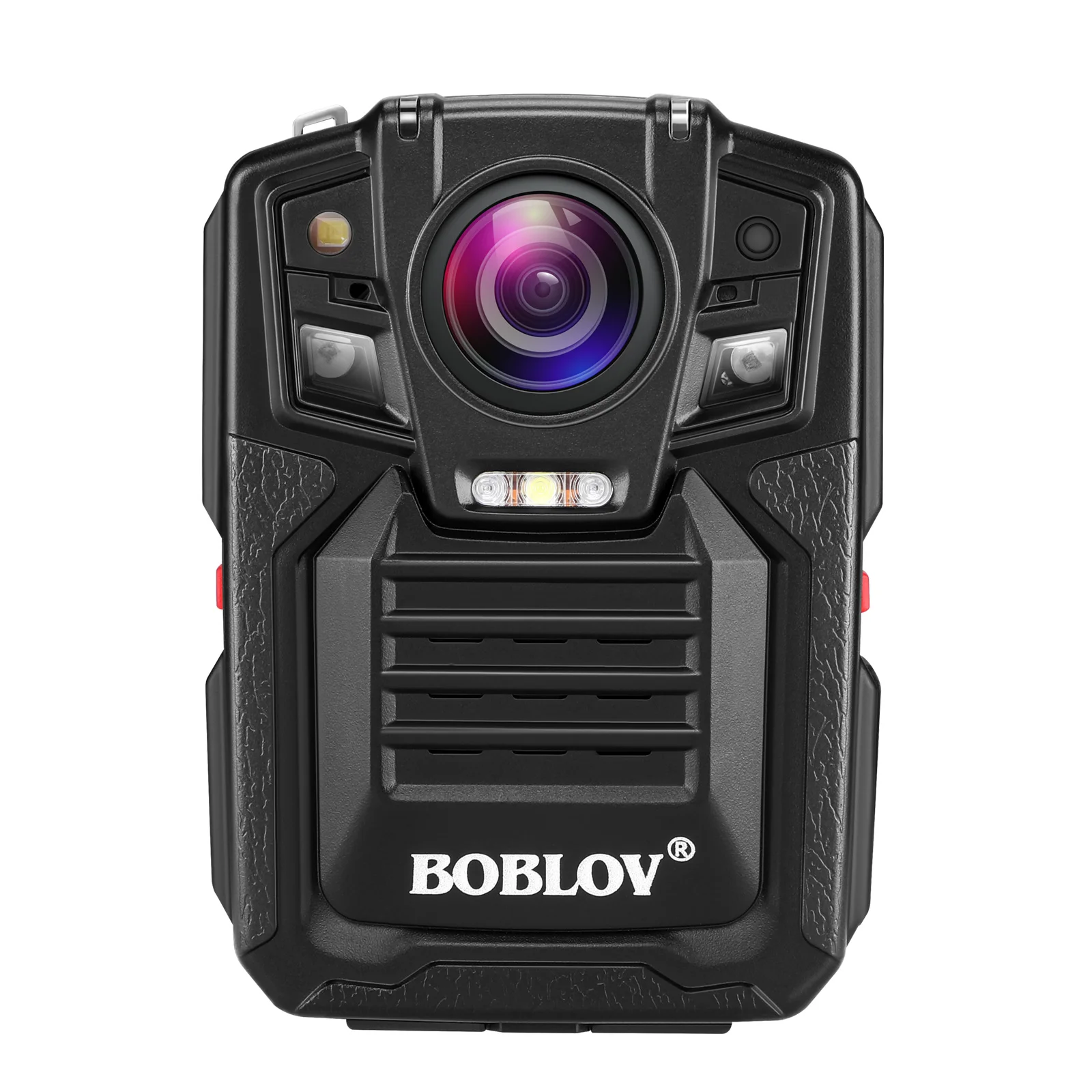 BOBLOV HD66/D7 2K 1440P Body Camera IP68 Waterproof Drop Resistant Two Batteries with Base Chest Camera Wearable Camera Body Cam