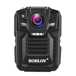 BOBLOV HD66/D7 2K 1440P Body Camera IP68 Waterproof Drop Resistant Two Batteries with Base Chest Camera Wearable Camera Body Cam