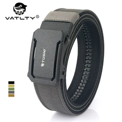 VATLTY Nuevo cinturón militar para hombres robusto nylon metal hebilla automática cinturón de servicio policial faja táctica al aire libre accesorios IPSC