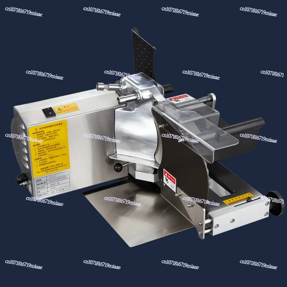 Space Saving Single Slice Bread Cutter Compact Toast Slicing Equipment For Professional Kitchen