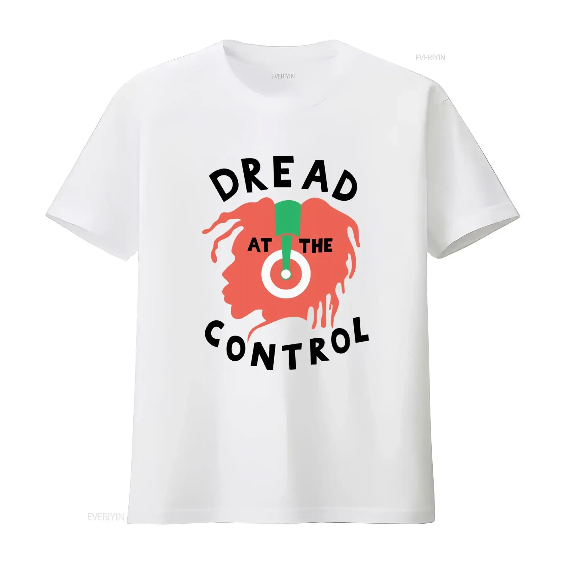 Dread At The Control T Shirt for Men Stylish and Trendy Design vintage Washed Slightly graphic Unisex Top For Everyday Wear