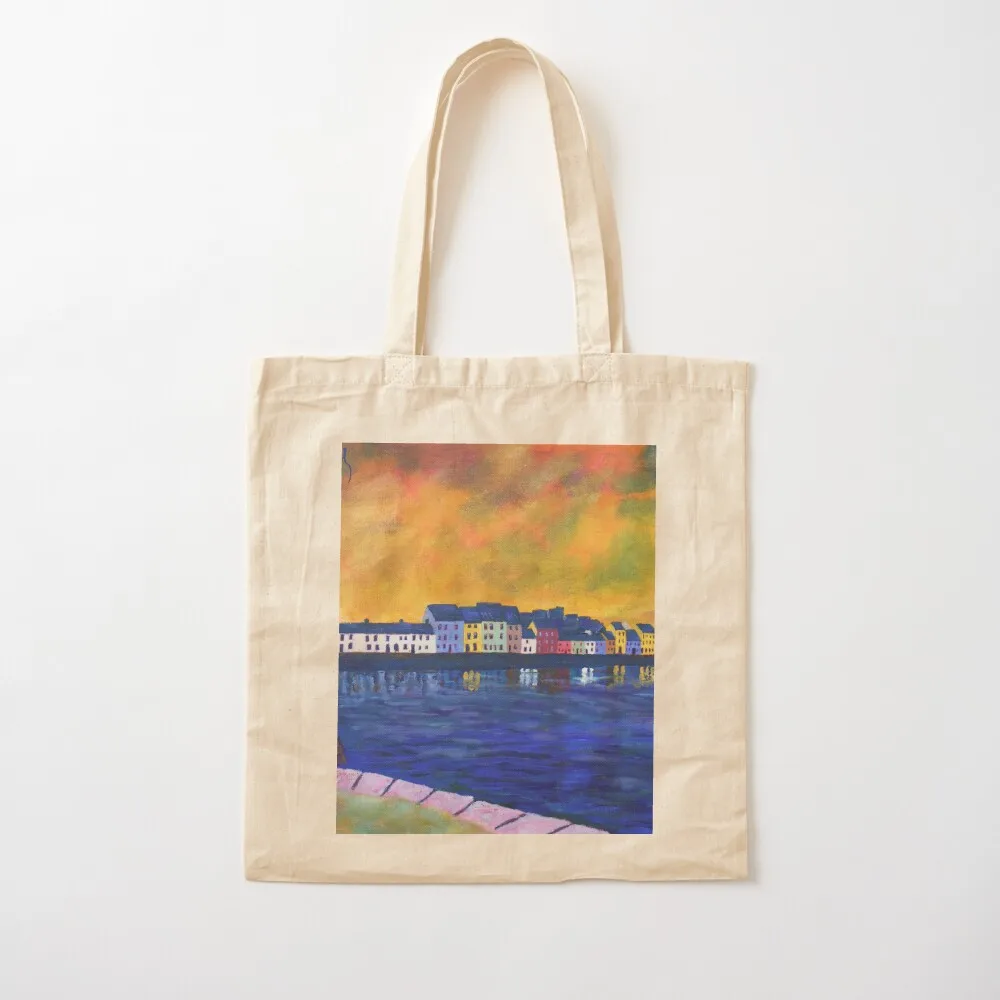 

The Long Walk, Galway (Ireland) Tote Bag ecological bags bag luxury women Canvas Tote Bag