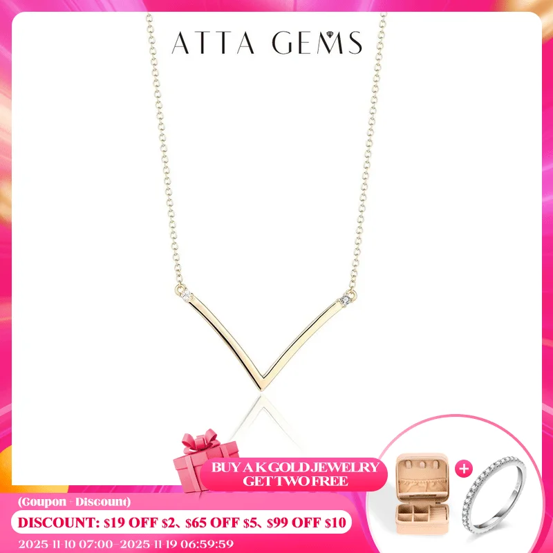 

Женские Подвески из 18-каратного золота с муассанитом, 14 к